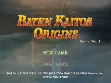 Baten Kaitos Origins (Disc 1) screen shot title